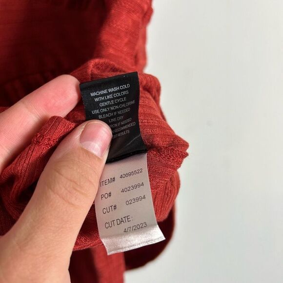 Torrid pointelle rib v-neck babydoll top 3XL - Picture 8 of 8